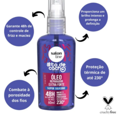 OLEO REPARADOR SALON LINE EXTRA FORTE TODECACHO 60ML - comprar online