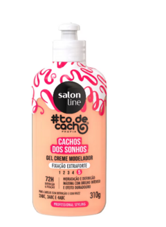 GEL CREME MODELADOR CACHOS DOS SONHOS SALON LINE 310G  