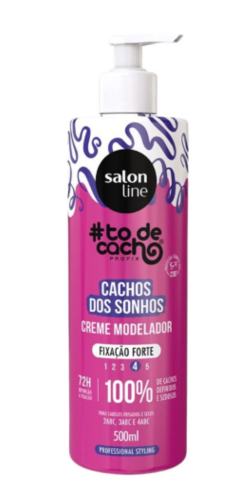 CREME MODELADOR FIXACAO FORTE SALON LINE 500ML 