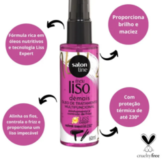 OLEO MULTIFUNCIONAL SALON LINE MEU LISO DEMAIS 60ML na internet