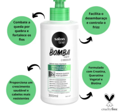 CREME PARA PENTEAR SALON LINE BOMBA ANTIQUEDA 300ML - comprar online