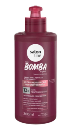 CREME PARA PENTEAR SALON LINE BOMBA ULTRA-HIDRATACAO 300ML 