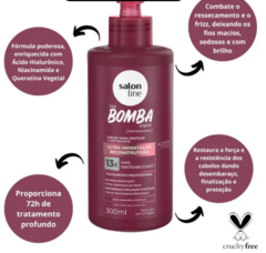 CREME PARA PENTEAR SALON LINE BOMBA ULTRA-HIDRATACAO 300ML - comprar online