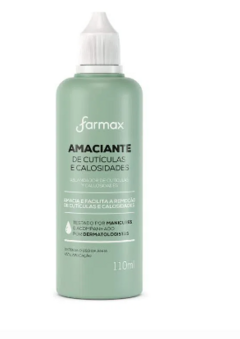 AMACIANTE DE CUTICULAS E CALOSIDADE FARMAX 110ML 