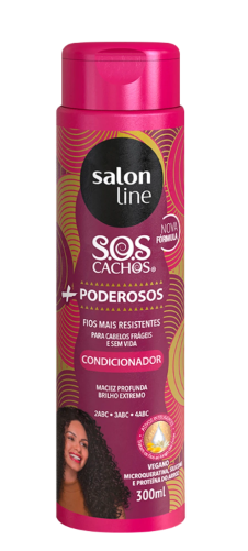 CONDICIONADOR SALON LINE S.O.S CACHOS + PODEROSOS 300ML