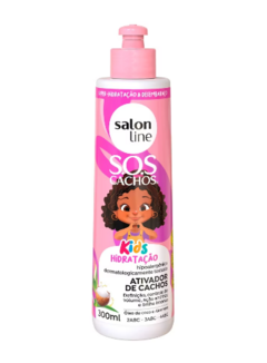 ATIVADOR DE CACHOS SALON LINE S.O.S KIDS DEFINIÇÃO 300ML