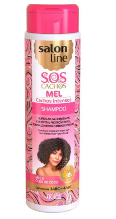 SHAMPOO SALON LINE S.O.S CACHOS MEL 300ML - comprar online