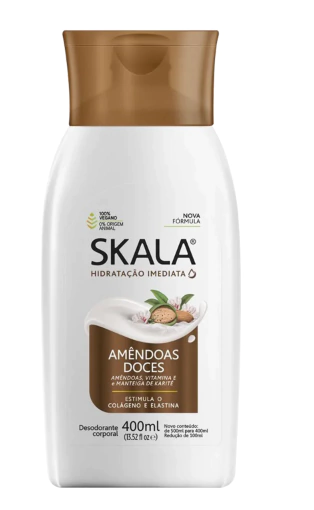 LOCAO HIDRATANTE SKALA AMENDOAS DOCES 400ML 
