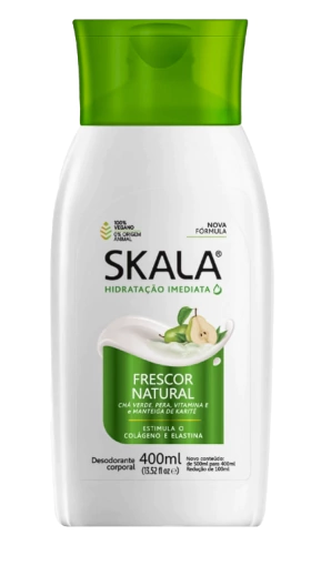 LOCAO HIDRATANTE SKALA FRESCOR NATURAL 400ML 