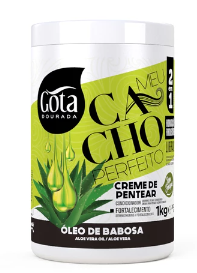 Gota Dourada Meu Cacho Perfeito Creme De Pentear Óleo Babosa