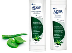 KIT ALYNE SHAMPOO E CONDICIONADOR RECONSTRUÇÃO E FORTALECIMENTO 350ML - comprar online
