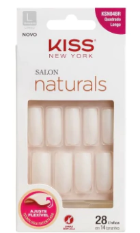 UNHAS POSTICA KISS SALON NATURAL KSN04BR