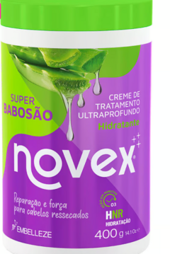 CREME HIDRATACAO NOVEX SUPER BABOSAO 400G