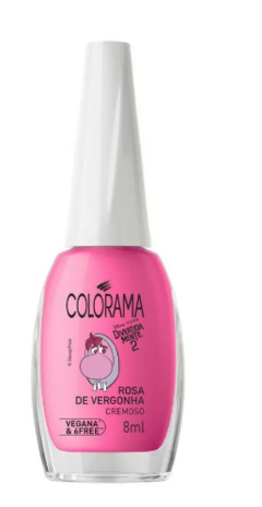 ESMALTE COLORAMA COLECAO DIVERTIDAMENTE ROSA DE VERGONHA 8ML 