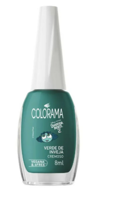 ESMALTE COLORAMA COLECAO DIVERTIDAMENTE VERDE INVEJA 8ML 