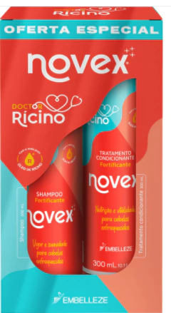 KIT NOVEX SHAMPOO E CONDICIONADOR  DOCTOR RICINO