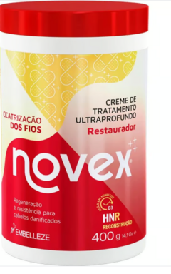 CREME HIDRATACAO NOVEX CICATRIZAÇÃO DOS FIOS 400G  