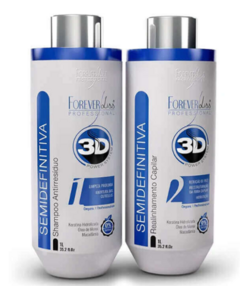 KIT SEMIDEFINITIVA FOREVER LISS 3D 1L