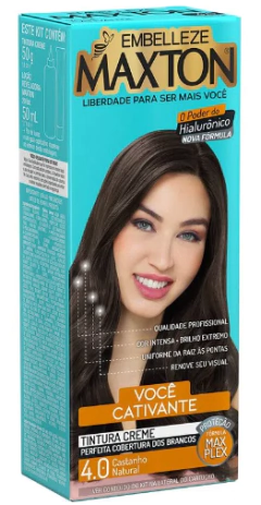  KIT TINTA MAXTON PRATICA 4.0 CASTANHO NATURAL