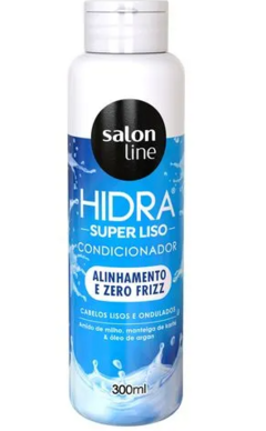 KIT SALON LINE SHAMPOO E CONDICIONADOR HIDRA SUPER LISO 300ML na internet