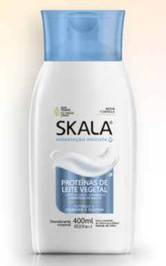 LOCAO HIDRATACAO SKALA PROTEINA DE LEITE VEGETAL 400ML