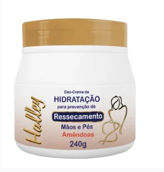 CREME PARA RACHADURAS HALLEY AMENDOAS 240G