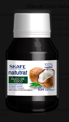 OLEO DE COCO NATUTRAT 60ML - comprar online
