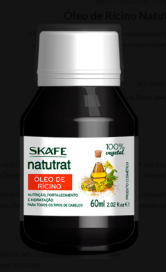 OLEO DE RICINO NATUTRAT 60ML - comprar online