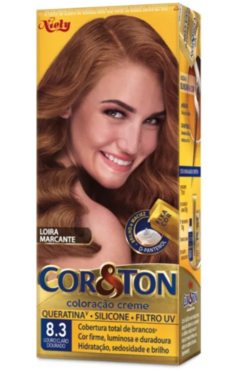 TINTA COR E TON 8.3 LOURO CLARO DOURADO