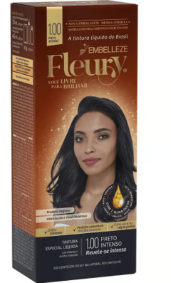 TINTA FLEURY 1.00 PRETO INTENSO
