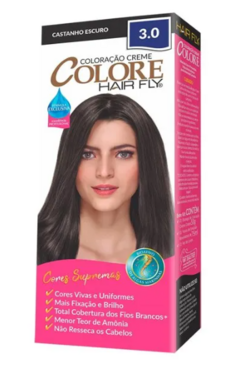 COLORACAO COLORE HAIR FLY 3.0 CASTANHO ESCURO