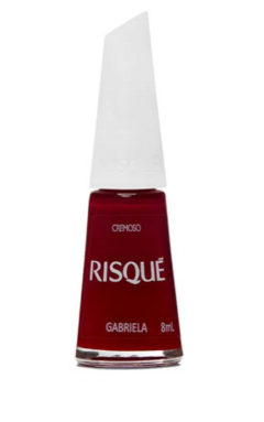  Esmalte Risqué Vermelho Cremoso Gabriela 8ml