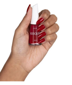 Esmalte Risqué Vermelho Cremoso Beijo 8ml