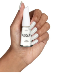  Esmalte Risqué Branco Cremoso Bianco Puríssimo 8ml