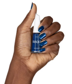 Esmalte Risqué Azul Metálico Azulcrination 8ml