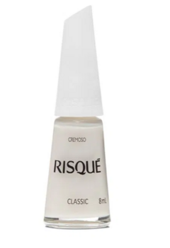  Esmalte Risqué Branco Cremoso Classic 8ml