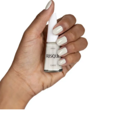  Esmalte Risqué Branco Cremoso Classic 8ml