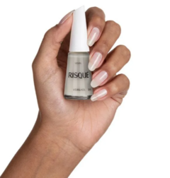 Esmalte Risqué Branco Natural Vidrilhos 8ml