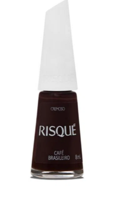 Esmalte Risqué Marrom Cremoso Café Brasileiro 8ml