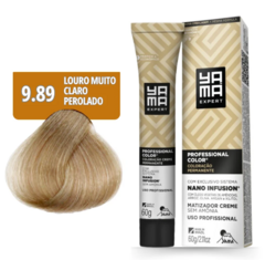 COLORACAO PROFISSIONAL YAMA NANO INFUSION 9.89 LOURO MUITO CLARO PEROLADO
