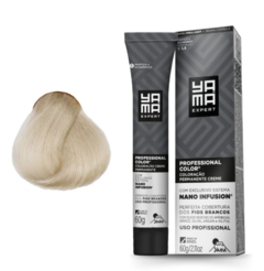 COLORACAO PROFISSIONAL YAMA NANO INFUSION 12.12 LOURO EXTRA CLARO ACINZENTADO IRIZADO
