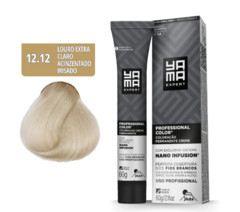 COLORACAO PROFISSIONAL YAMA NANO INFUSION 12.12 LOURO EXTRA CLARO ACINZENTADO IRIZADO