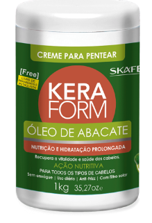 CREME PENTEAR KERAFORM OLEO DE ABACATE 1KG 