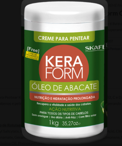 CREME PENTEAR KERAFORM OLEO DE ABACATE 1KG 