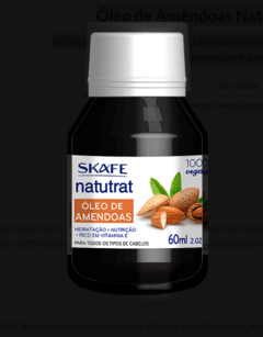 OLEO DE AMENDOA NATUTRAT SOS 60ML