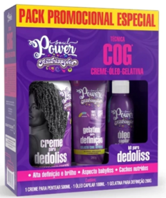 KIT OLEO/GELATINA/CREME DEDOLISS SOUL POWER  