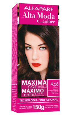 TINTA ALTA MODA 4.66 CASTANHO MEDIO VERMELHO INTENSO 