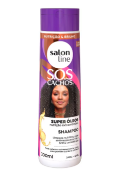 SHAMPOO SALON LINE S.O.S CACHOS NUTRITIVO 300ML