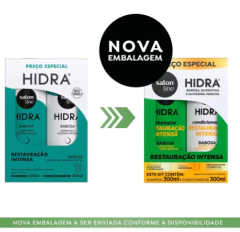 KIT SALON LINE SHAMPOO E CONDICIONADOR HIDRA BABOSA 300ML