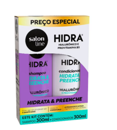  Kit Salon Line Hidra Hialurônico Shampoo + Condicionador 300ml